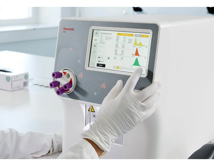 Swelab Alfa Plus hematology analyzer